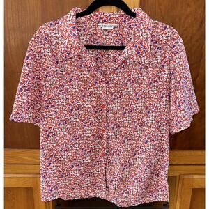 Women’s Vintage Weinberg Paris Colorful Printed Top